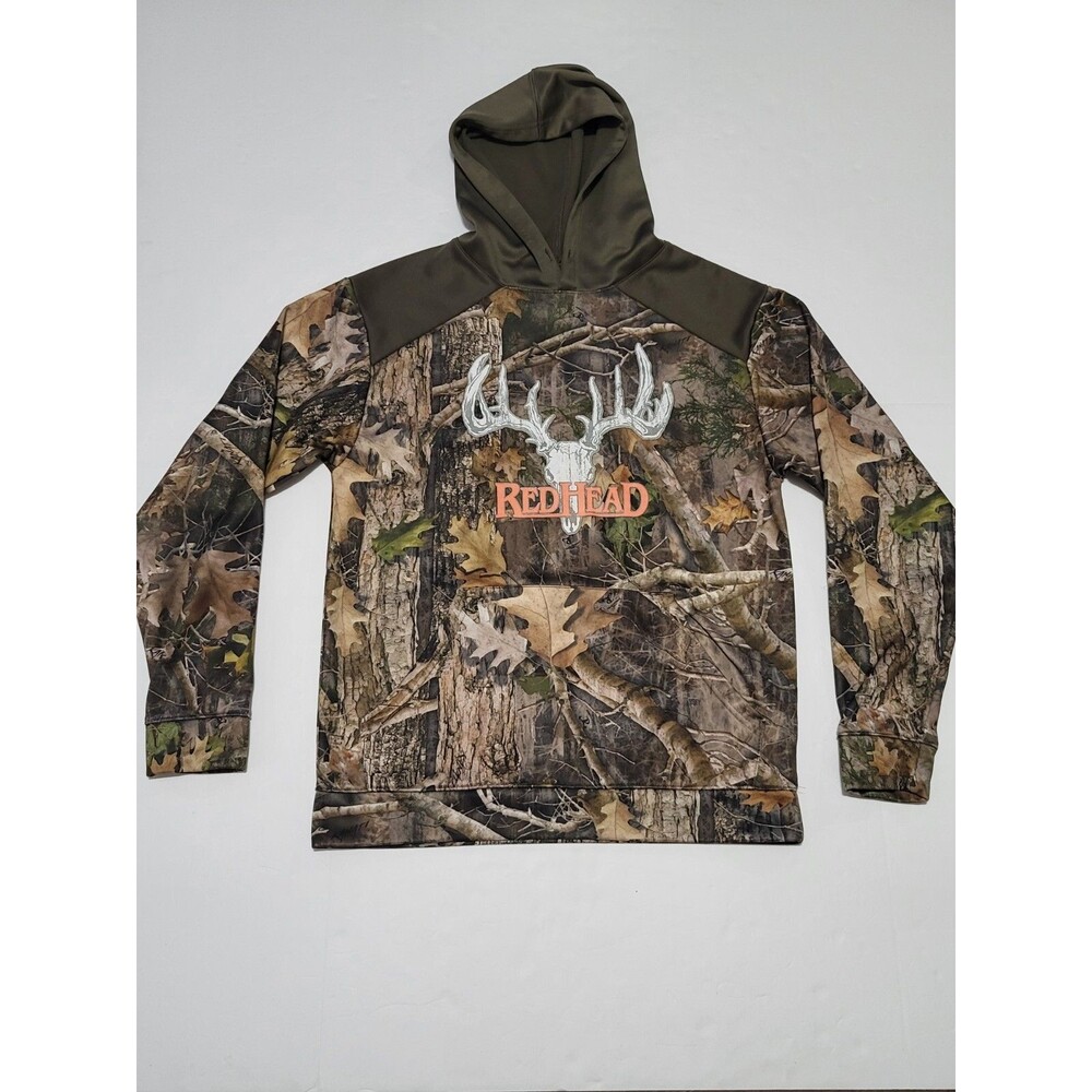 (#C) Redhead Camo Hunting Pullover Hoodie Mens Size Small  Long Sleeve